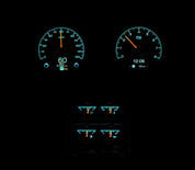 Dakota Digital 1968 Chevrolet Camaro HDX Analog Gauge kit With Console Gauges HDX-68C-CAC