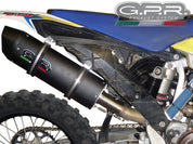 GPR Furore Nero Slip-on Exhaust For Husqvarna FE350 2014-2016 HU.37.FUNE