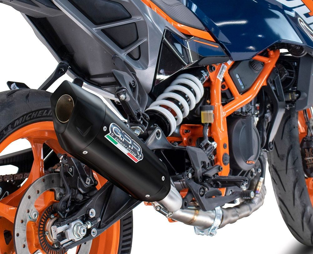 GPR GP-Revo Black Titanium Slip-on Exhaust For Husqvarna Vitpilen 125 2024-2025