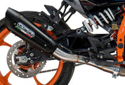 GPR GP-Revo Black Titanium Slip-on Exhaust For Husqvarna Vitpilen 125 2024-2025