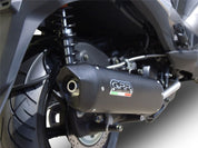 GPR Furore Nero Bolt-on Exhaust For Hyosung Comet 650 Gt/R 2004-2016 HY.3.FUNE