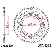 JT Sprockets Rear Racelite Aluminum Race Sprocket Red 38 Tooth 38T 420 Chain