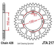 JT Sprockets Rear Racelite Aluminum Race Sprocket 55 Tooth 55T 428 Chain