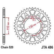 JT Sprockets Rear Racelite Aluminum Race Sprocket Gold 46 Tooth 46T 520 Chain