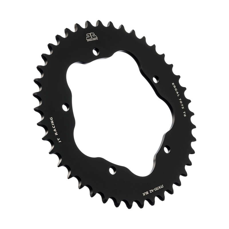 JT Sprockets Rear Racelite Aluminum Race Sprocket Black 36 Tooth 36T 520 Chain For Ducati 916 Biposto Strada 1994-2000 JTA751.36BLK