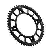 JT Sprockets Rear Racelite Aluminum Race Sprocket Black 50 Tooth 50T 428 Chain