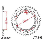 JT Sprockets Rear Racelite Aluminum Race Sprocket 52 Tooth 52T 520 Chain For KTM 495 MX 1981-1984 JTA896.52