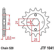 JT Sprockets Front Steel Sprocket 14 Tooth 14T 520 Chain JTF1041.14