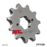JT Sprockets Front Steel Sprocket 11 Tooth 11T 420 Chain For Derbi GPR 50 Nude 2006-2013 JTF1128.11