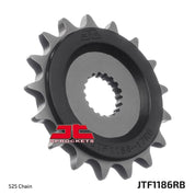 JT Sprockets Front OEM Type Rubber Cushioned Sprocket 16 Tooth 16T 525 Chain