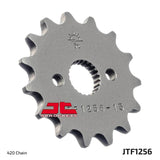 Piñón de contraeje delantero de acero JT Sprockets, 14 dientes, cadena 420 para Honda XR50R 2000-2004 JTF1256.14