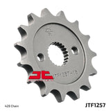 JT Sprockets Front Steel Sprocket 15 Tooth 15T 428 Chain For Honda CR80 RG 1986 JTF1257.15