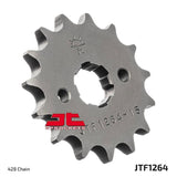 JT Sprockets Front Steel Sprocket 15 Tooth 15T 428 Chain For Kymco 125 Zing II 2008-2015 JTF1264.15