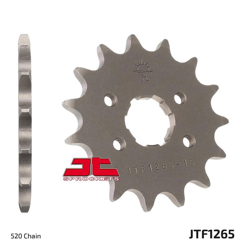 JT Sprockets Front Steel Countershaft Sprocket 15 Tooth 15T 520 Chain For Honda XL250 Motosport 250 K1/K2 1972-1976 JTF1265.15
