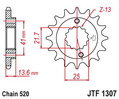 JT Sprockets Front Steel Countershaft Sprocket 15 Tooth 15T 520 Chain For Kawasaki Ninja ZX6R ZX636 B1,B2 2003-2004 JTF1307.15