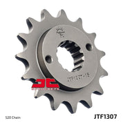 JT Sprockets Front Steel Countershaft Sprocket 15 Tooth 15T 520 Chain For Kawasaki Ninja ZX6RR ZX600K K1,M1 2003-2004 JTF1307.15