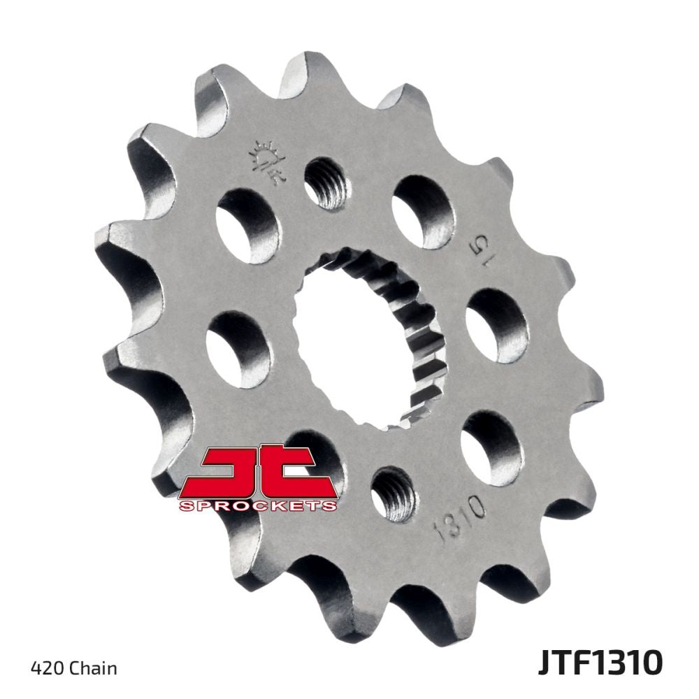 JT Sprockets Front Steel Sprocket 15 Tooth 15T 420 Chain For Honda CRF150R R 2024 JTF1310.15