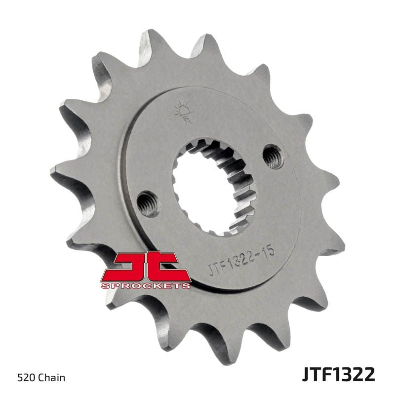 JT Sprockets Front Steel Countershaft Sprocket 15 Tooth 15T 520 Chain For Honda Sportrax 400 TRX400EX 2x4 1999-2004 JTF1322.15