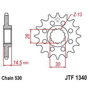JT Sprockets Front Steel Sprocket 18 Tooth 18T 530 Chain For Honda CB1100 ABS RS 5Four 2020 JTF1340.18