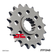 JT Sprockets Front Steel Sprocket 18 Tooth 18T 530 Chain For Honda CB1100 ABS RS 5Four 2020 JTF1340.18