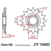 JT Sprockets Front Steel Countershaft Sprocket SC 13 Tooth 13T 520 Chain