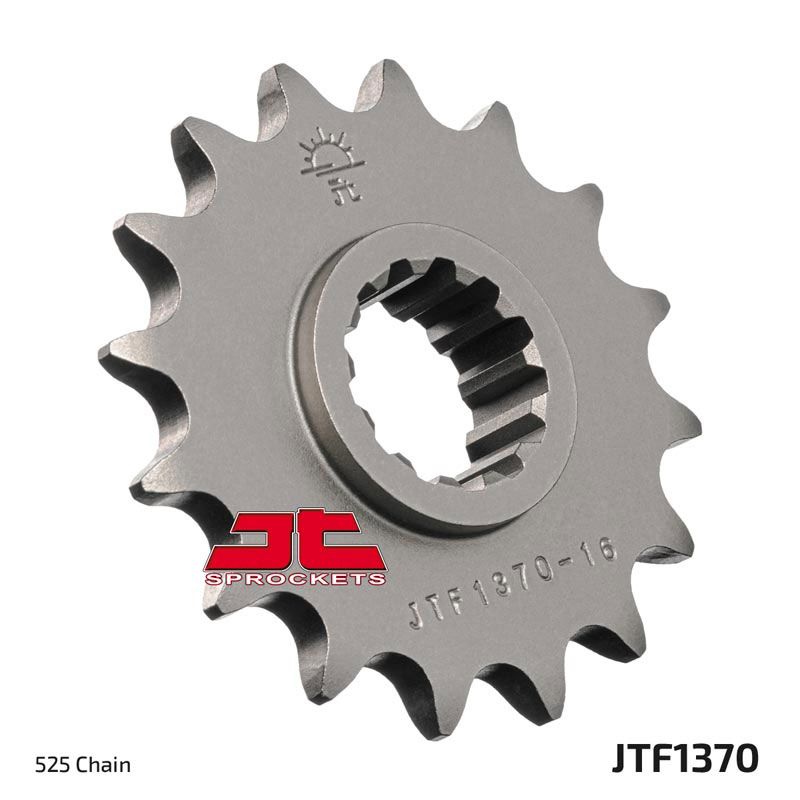JT Sprockets Front Steel Countershaft Sprocket 16 Tooth 16T 525 Chain For Honda CBF600 SA-C C-ABS 2012 JTF1370.16