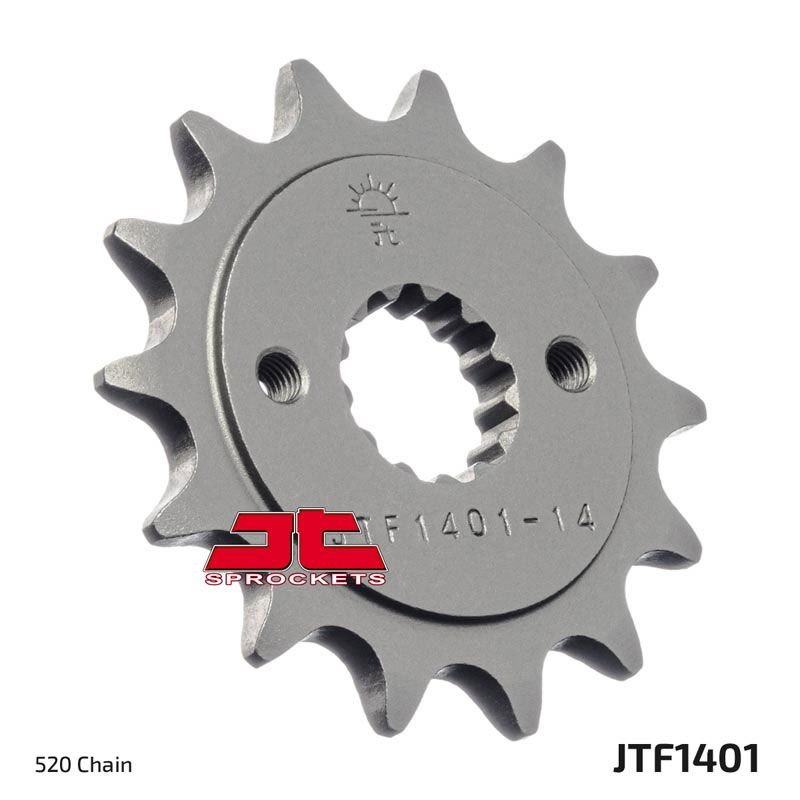 JT Sprockets Front Steel Countershaft Sprocket 14 Tooth 14T 520 Chain For Suzuki Quadracer 450 LTR450 2x4 2006-2009 JTF1401.14