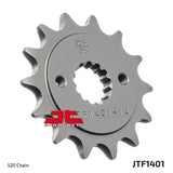 JT Sprockets Front Steel Countershaft Sprocket 14 Tooth 14T 520 Chain For Suzuki Quadracer 450 LTR450Z 2x4 Limited L0 2010 JTF1401.14
