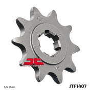 JT Sprockets Front Steel Countershaft Sprocket 10 Tooth 10T 520 Chain For Suzuki Quadsport 80 LT80 2x4 1989-2006 JTF1407.10
