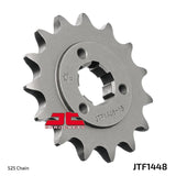 JT Sprockets Front Steel Countershaft Sprocket 14 Tooth 14T 525 Chain