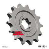 JT Sprockets Front Steel Countershaft Sprocket 13 Tooth 13T 428 Chain For Kawasaki KLX140G 2017-24 JTF1501.13