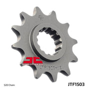 JT Sprockets Front Steel Countershaft Sprocket 12 Tooth 12T 520 Chain For Kawasaki Lakota 300 KEF300A A1-A6,B1-B3 1995-2003 JTF1503.12