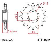 JT Sprockets Front Steel Sprocket 14 Tooth 14T 525 Chain JTF1515.14