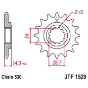JT Sprockets Front Steel Countershaft Sprocket 17 Tooth 17T 530 Chain For Kawasaki ZRX1200R 2001-2008 JTF1529.17
