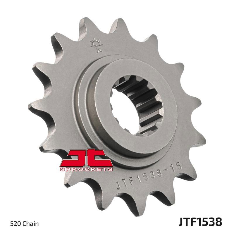 JT Sprockets Front Steel Countershaft Sprocket 15 Tooth 15T 520 Chain For Kawasaki Z750 ABS 2012 JTF1538.15