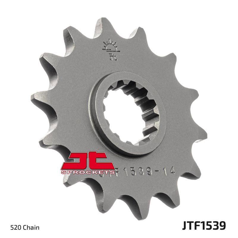 JT Sprockets Front Steel Countershaft Sprocket 14 Tooth 14T 520 Chain For Kawasaki Ninja 500 EX500A SE ABS JRFAN 2024 JTF1539.14