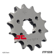 JT Sprockets Front Steel Countershaft Sprocket 14 Tooth 14T 428 Chain