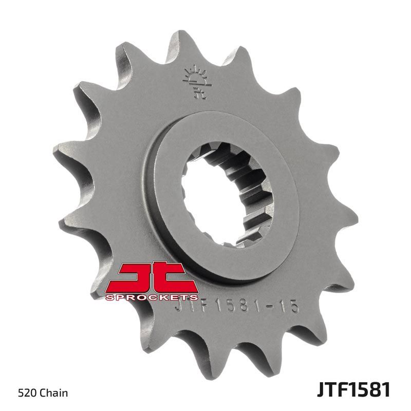 JT Sprockets Front Steel Countershaft Sprocket 16 Tooth 16T 520 Chain For Yamaha FZ6 S2 2007-2009 JTF1581.16