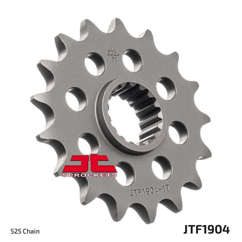 JT Sprockets Front Steel Countershaft Sprocket 17 Tooth 17T 525 Chain For KTM 1290 Super Duke RR 2021-23 JTF1904.17