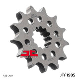 JT Sprockets Front Steel Countershaft Sprocket 13 Tooth 13T 428 Chain For KTM 85 SX LW 2018-2024 JTF1905.13