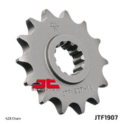 JT Sprockets Front Steel Countershaft Sprocket 13 Tooth 13T 428 Chain