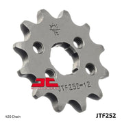 JT Sprockets Front Steel Countershaft Sprocket 12 Tooth 12T 420 Chain JTF252.12