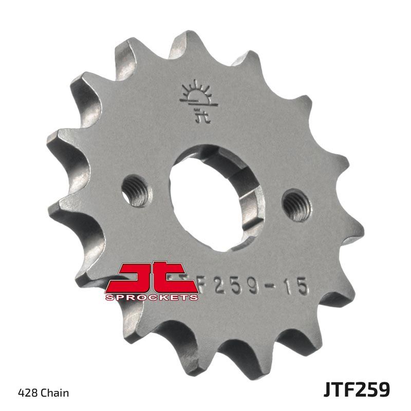 JT Sprockets Front Steel Countershaft Sprocket 16 Tooth 16T 428 Chain For Kreidler 125 Mustang 1998-2000 JTF259.16