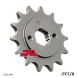 JT Sprockets Front Steel Countershaft Sprocket 14 Tooth 14T 520 Chain For Honda CM250 Rebel 1996-1997 JTF270.14