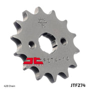 JT Sprockets Front Steel Countershaft Sprocket 15 Tooth 15T 428 Chain For Honda H100 A 1982-1983 JTF274.15