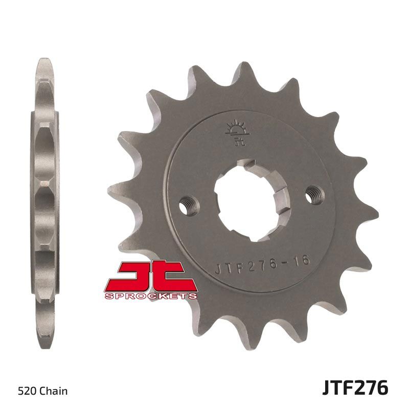 JT Sprockets Front Steel Sprocket 16 Tooth 16T 520 Chain For Honda CM400T B,C,D Chopper 1981-1983 JTF276.16