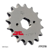 JT Sprockets Front Steel Countershaft Sprocket 16 Tooth 16T 530 Chain For Honda CB400 N,NA 1979-1980 JTF278.16