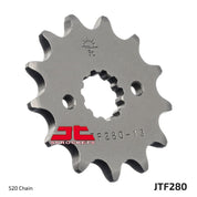 JT Sprockets Front Steel Countershaft Sprocket 13 Tooth 13T 520 Chain JTF280.13