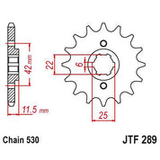 JT Sprockets Front Steel Countershaft Sprocket 16 Tooth 16T 530 Chain JTF289.16