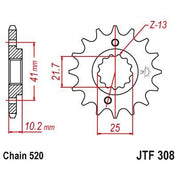 JT Sprockets Front Steel Sprocket 15 Tooth 15T 520 Chain For Suzuki GSXR1100 L 1990-1992 JTF308.15